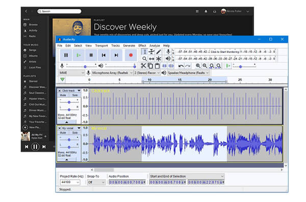 Record Spotify in Audacity