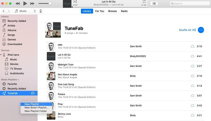 Adicionar músicas da Apple ao iTunes