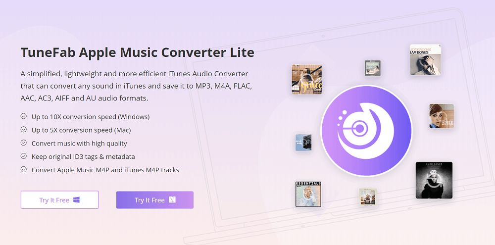TuneFab компании Apple Music Converter Lite