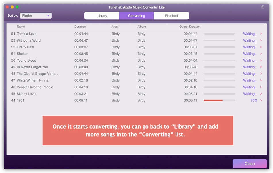 Converteer muziek met Apple Music Converter