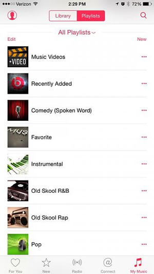 Crea playlist musicali collaborative di Apple Music