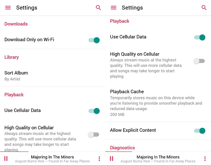 Hoge kwaliteit streaming Apple Music op Android