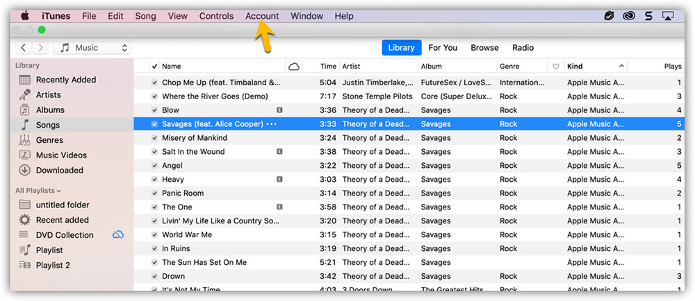 Fix Apple Music wordt niet weergegeven in iTunes door de juiste Apple ID te gebruiken