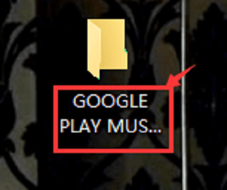 Crear la carpeta de música de Google Play