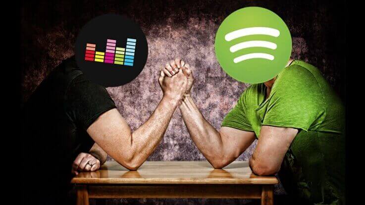 迪泽VS. Spotify的