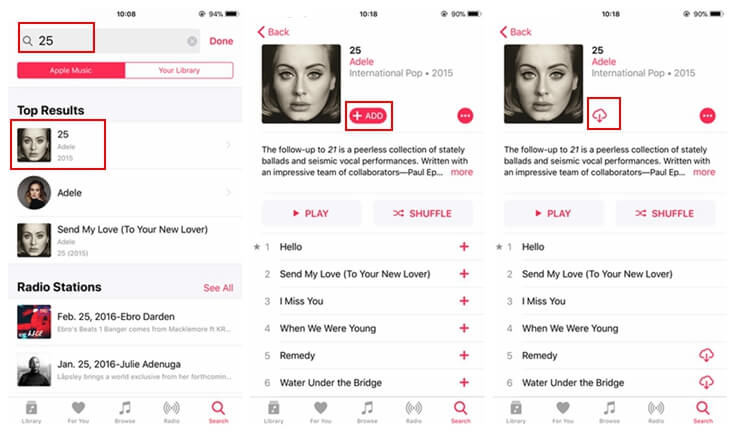 Descargar Adele 25 en Apple Music