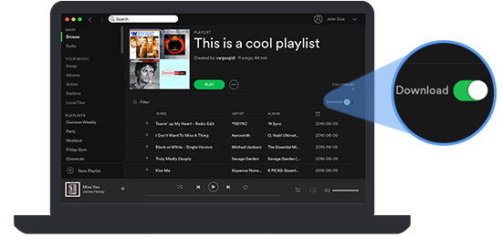 PC에서 Spotify 노래 다운로드