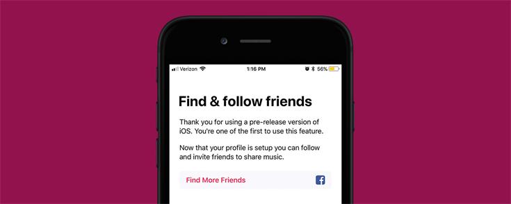 Encontre mais amigos na Apple Music