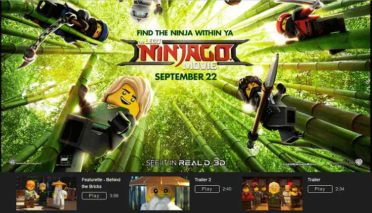 O filme LEGO Ninjago