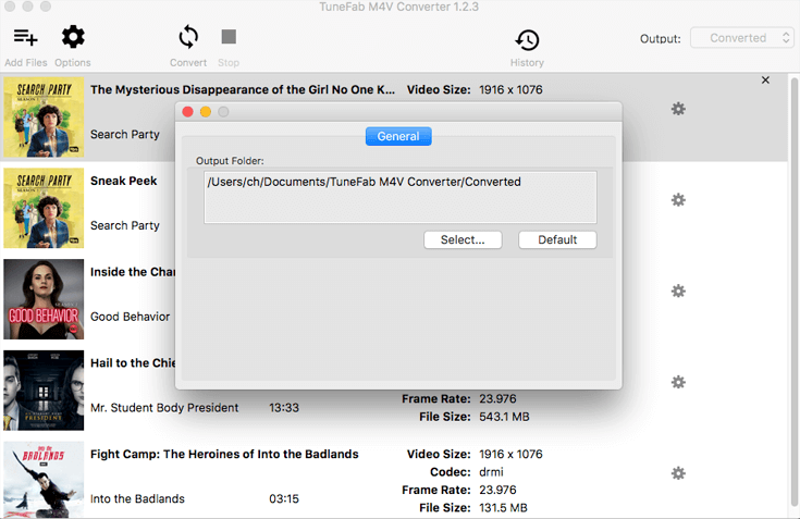 Establecer la ubicación del archivo en Mac