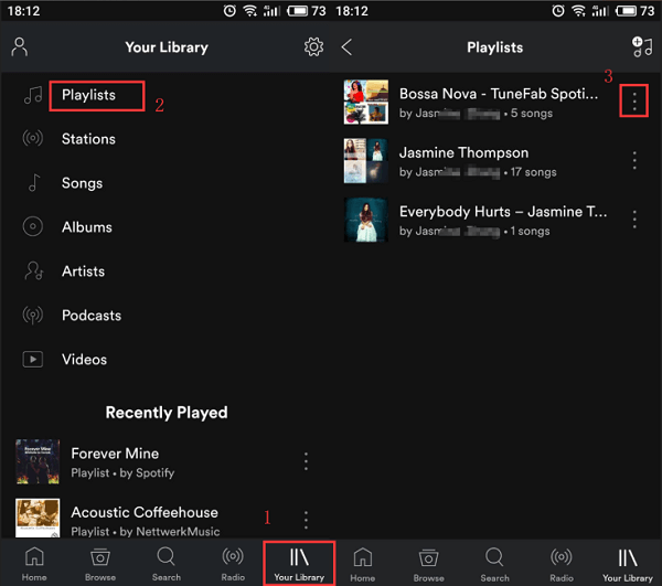 جعل قائمة تشغيل محددة على Spotify خاص