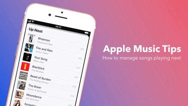 Gerenciar músicas tocando a próxima música da Apple