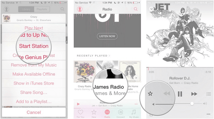 Personalize Estações de Rádio da Apple Music no iPhone / iPad
