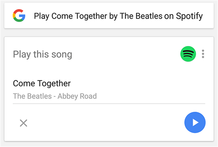 在Google智能助理上播放歌曲