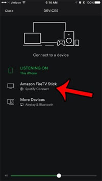 Spotify连接到Amazon Firetv Stick
