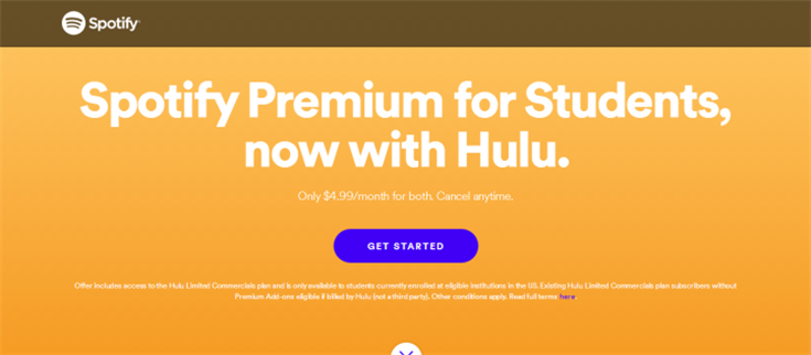 Spotify Premium提供学生折扣