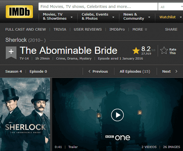 The Abominable Bride