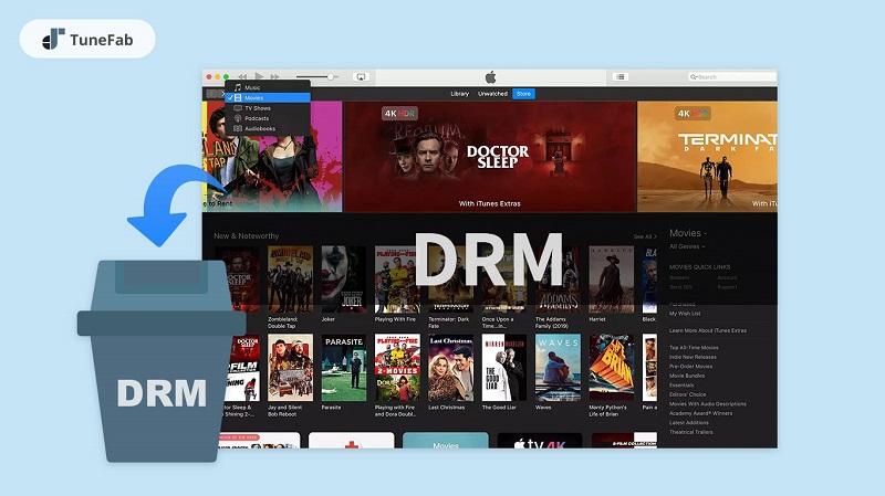 TuneFab Удалить DRM из фильмов iTunes