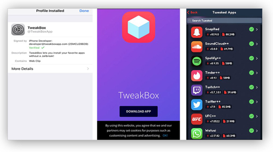 Tweakbox를 사용하여 무료로 Spotify Premium 해킹
