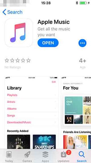 更新Apple Music