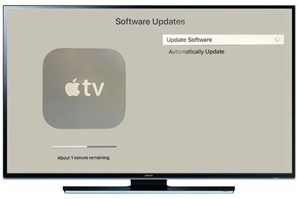 Atualize o software na Apple TV