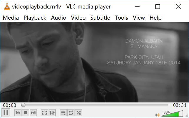 VLC Riproduci video M4V