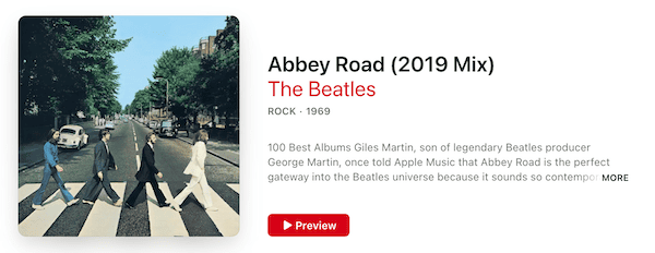 Abbey Road by the Beatles