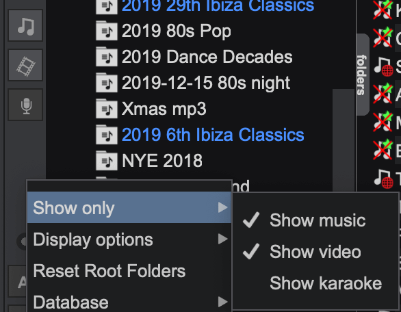 Actieve showmuziek in VirtualDJ