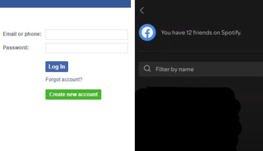 Add Friends on Spotify with Facebook