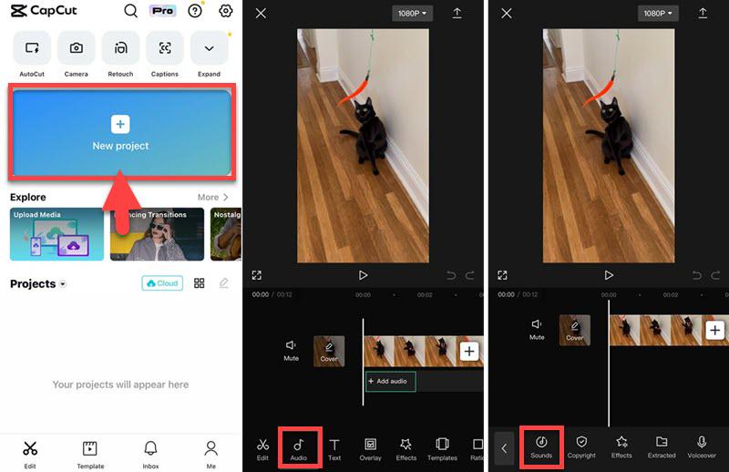 Add Music from Spotify to Capcut