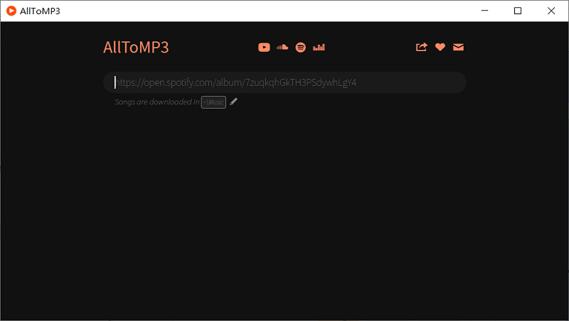 Interfaccia AllToMP3