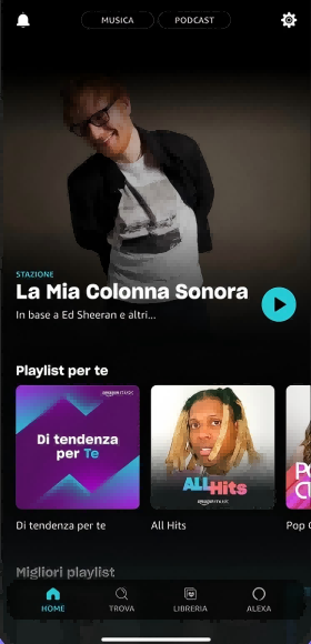 Amazon Music su Android