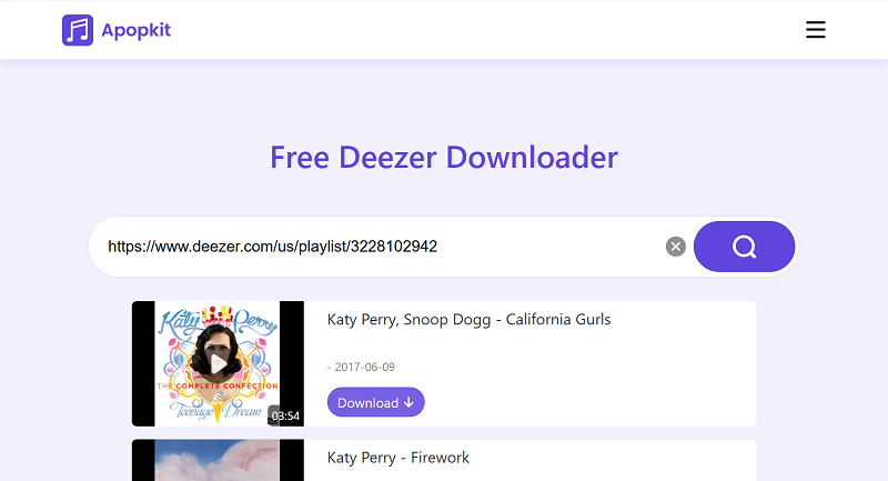 Apopkit Free Deezer Downloader