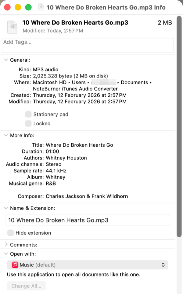 Quality Check of NoteBurner Apple Music Downloads