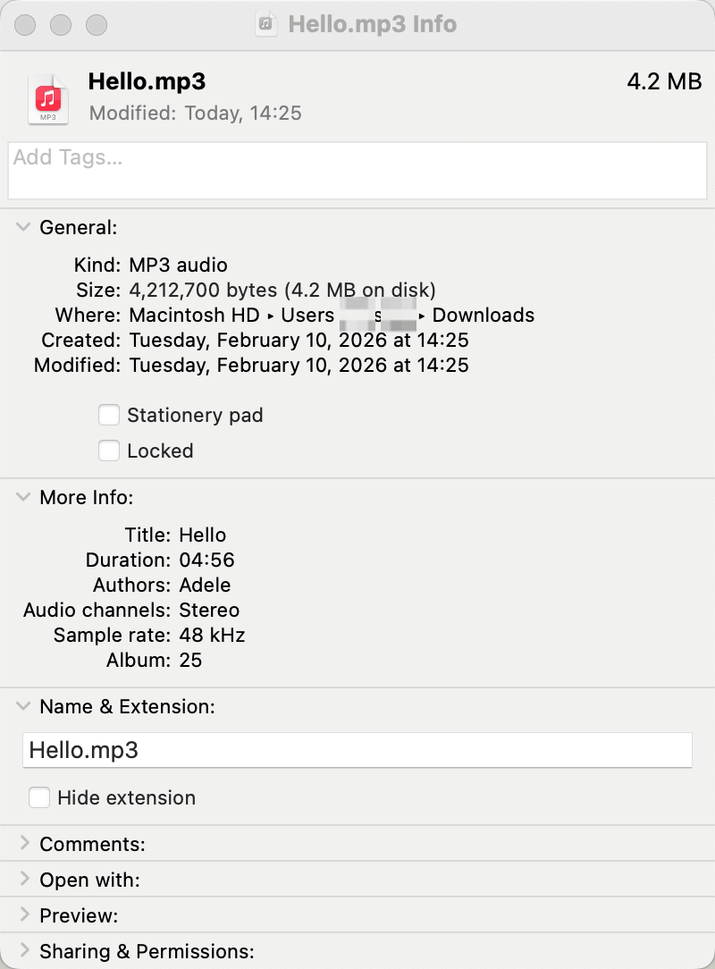 Apple-Music-Downloader.com Downloaded File Information