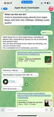 Telegram Apple Music Convert Bots