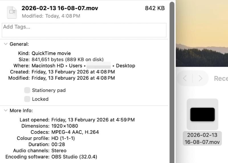 Quality Check of OBS Studio Ripped Songs