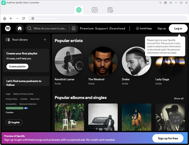 AudFree Spotify Music Converter