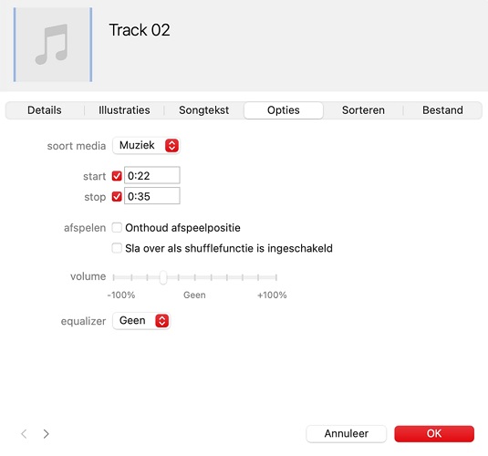Beltonen maken op de Music app op Mac