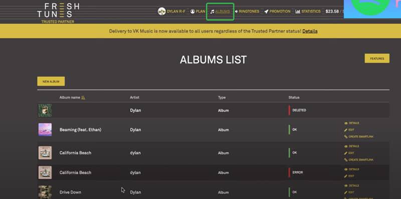 Choose Local Songs for Publishing