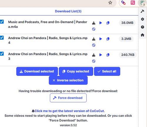 Download Pandora to MP3 Online with Extension