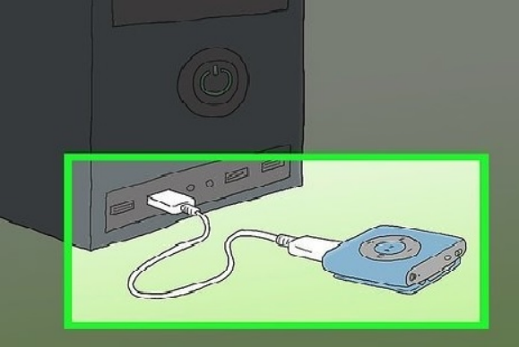 Connect iPod Shuffle to Computer