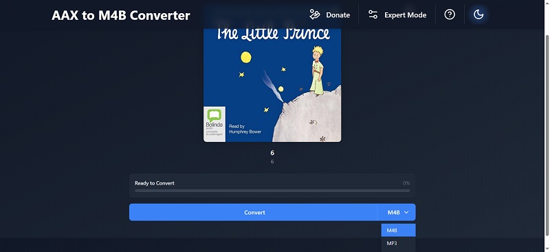 Convert AAX with Kamsker