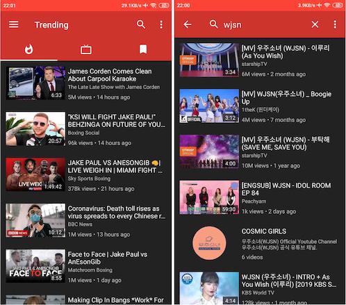 NewPipe Convertitore YouTube Android