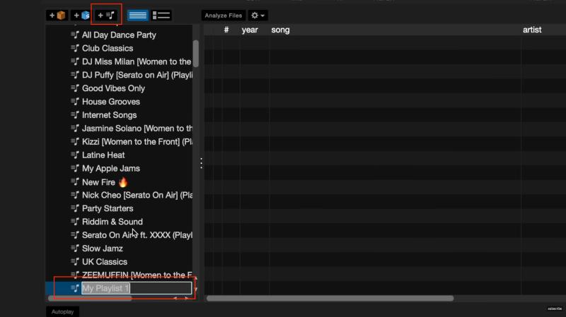 Create and Name a Playlist