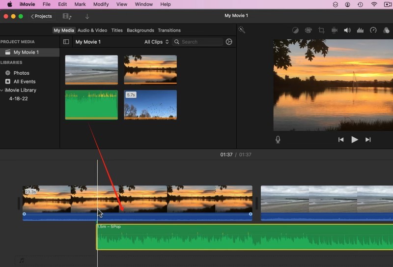 Add Spotify Music to iMovie via iTunes