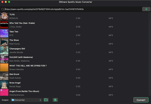 Add Spotify to DRmare