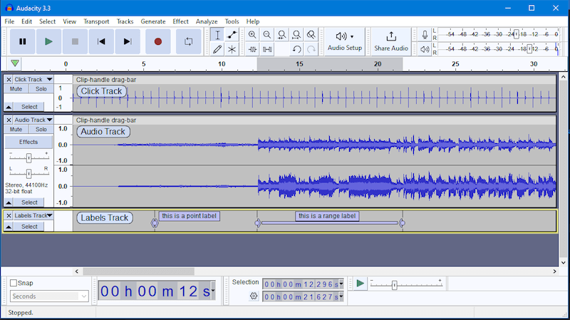 Audacity Recording Song