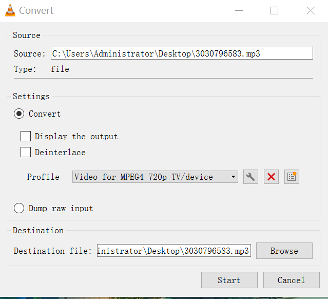 Click Profile to Customize Parameters