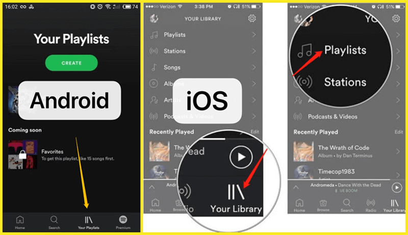 Create Spotify Collaborative Playlist on Mobile